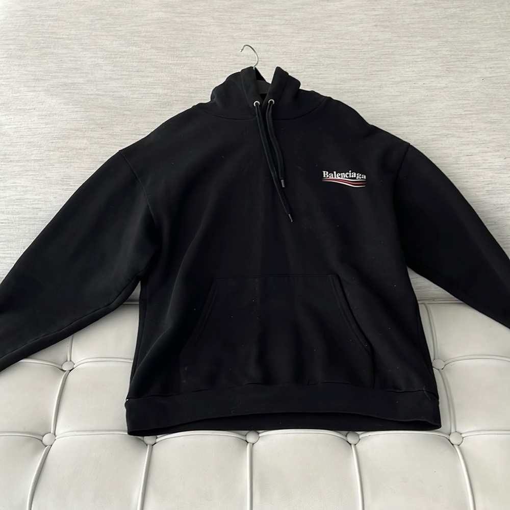 Balenciaga Logo Medium Fit Hoodie